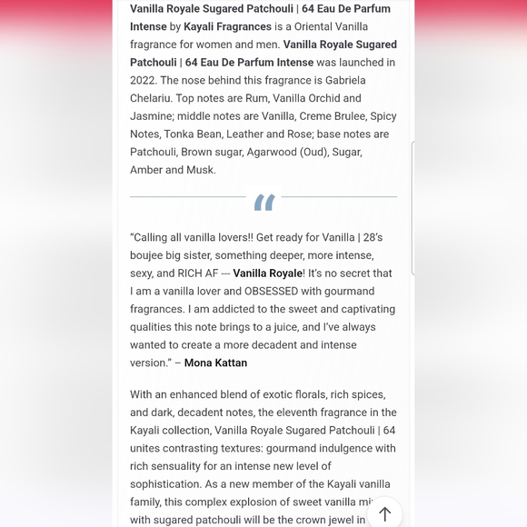 Kayali Vanilla Royale Sugared Patchouli 10ml - Picture 5 of 5